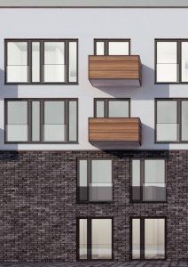 Neuwoges Fassadenkonzept - Wettbewerb von H2B Architekten - Siamnd Ossi